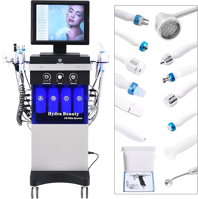 Hydrogen Oxygen Facial Beauty Skin Machine Improvement in The Appearance of Cellulite Device