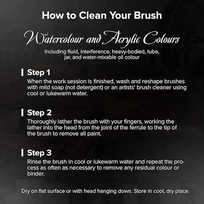 Silver Brush Limited SLM-3099 Susan Louise Moyer Basic Set, Paintbrushes for Watercolor, Gouache, Inks, & Dyes, Set of 3, Sizes 4, 8, and 12 Round Brushes, Short Handle