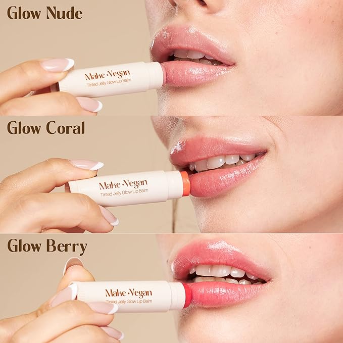 Vegan Tinted, Lip Moisturizer Gifts Sets Animals