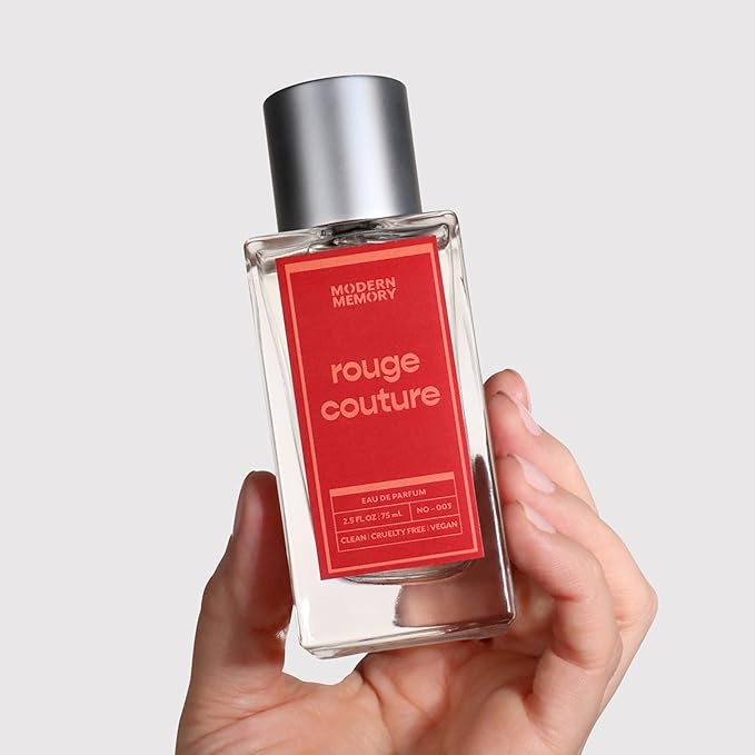 Modern Memory Rouge Couture Eau de Parfum for Women, 2.5 fl oz - Notes of Raspberry, Jasmine, & Golden Saffron