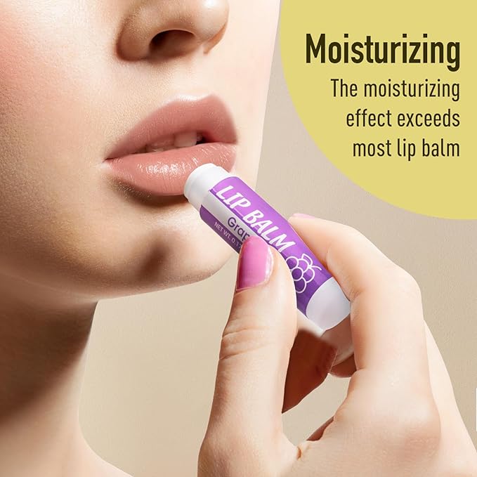 128 Pack Lip Balm, Natural Lip Flavors