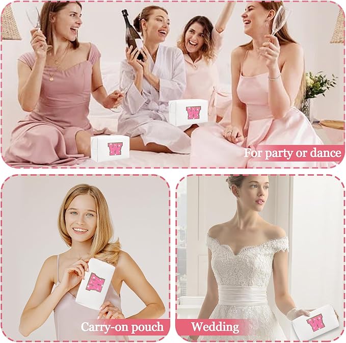 Personalized initial letter patch makeup