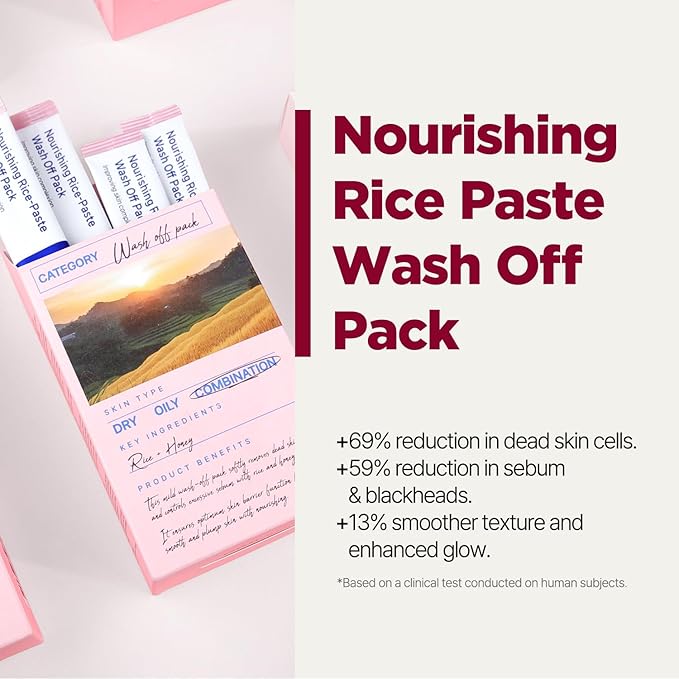 PONGDANG Exfoilation Duo for Face : Rice Wash-Off Mask with Honey & Deep Clean Soft Peeling Gel Set, Dead Skin Cells & Blackhead Care, Skin Tone Balance, Hydrating | Korean Skin Care