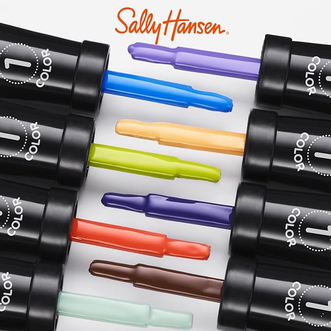 Sally Hansen Miracle Gel™, Knowledge is Flower, Long Lasting, Gel-Like Formula, No UV Lamp Needed, Purple Nail Polish