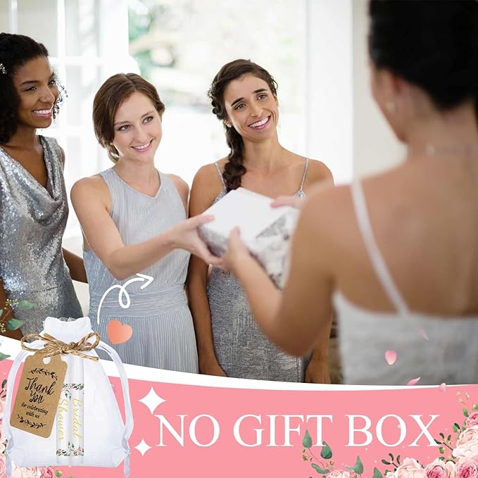 Demissle 50 Pcs Bridal Shower Lip Souvenirs(Floral)