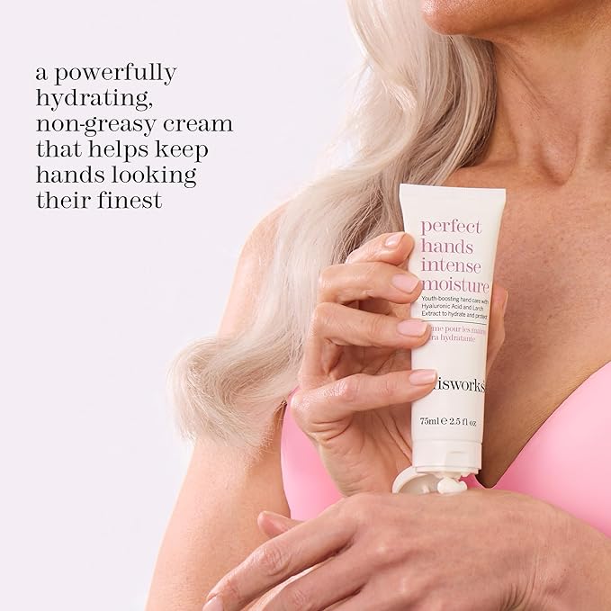 THISWORKS Perfect Hands Intense Moisture, 75ml, Hydrating Hand Cream Enriched with Larch Extract, Coconut and Fragranced Botanicals, Youth-Boosting Hand Moisturiser for Dry Skin