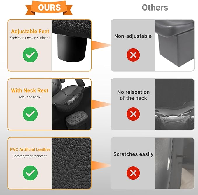 Shampoo Bowl and Chair Set for Salon,Seogwisam Backwash Barber Chair,ABS Plastic Shampoo Bowl Sink Unit w/Independent Footrest for Beauty Spa Barbershop