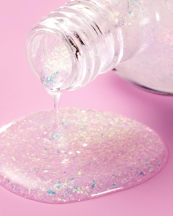 Sally Hansen Miracle Gel™, Unicorn Top Coat, Long Lasting, Gel-Like Formula, No UV Lamp Needed, Glitter Nail Polish