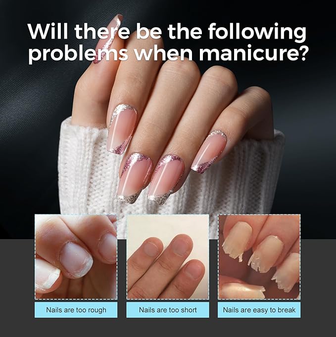 TOMICCA Medium Coffin Nail Tips Acrylic Nails 240Pcs Acrylic Nail Kit 15 Sizes Clear Nails Pre-shaped Gel Nail Tips for Nail Extensions Home DIY Salon