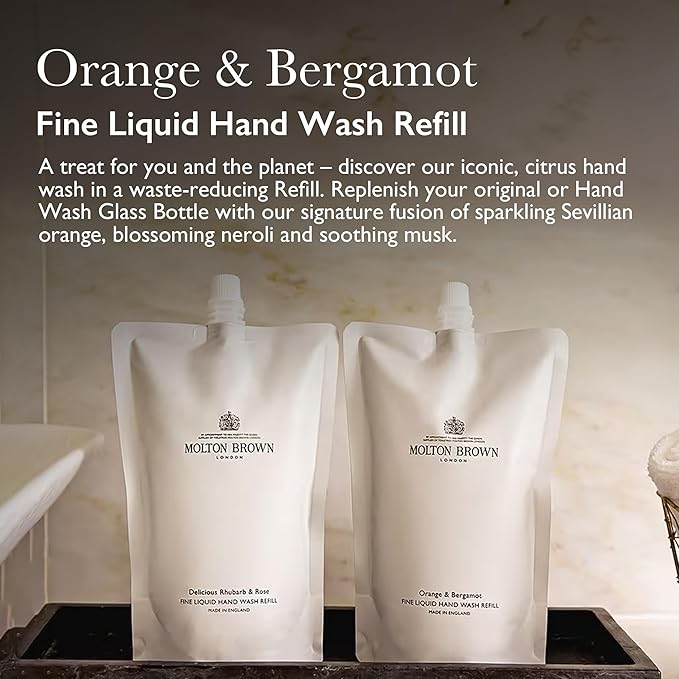 Molton Brown Orange & Bergamot Hand Wash refill 13.5 fl. oz.