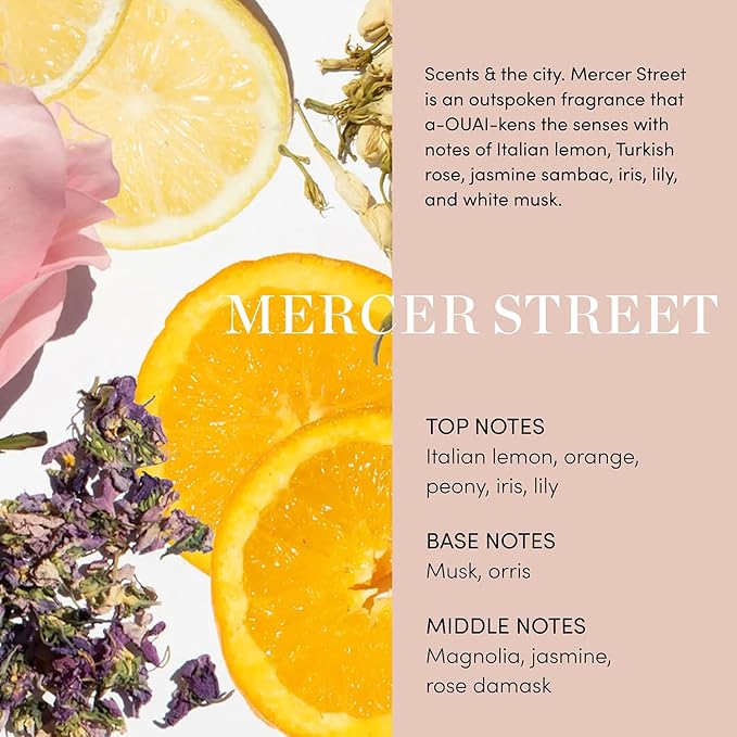 OUAI Fine Hair Shampoo & Conditioner Set, Travel Size - Volumizing Shampoo & Conditioner - With Strengthening Keratin, Biotin & Chia Seed Oil - Sulfate, Paraben & Phthalate Free (3 Oz)