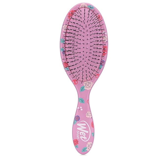 Wet Brush Hello Kitty and Friends Original Detangler Hair Brush, Kuromi, Ultra-Soft IntelliFlex Bristles, Easy Detangling For All Hair Types (Wet Dry & Damaged), Women & Men