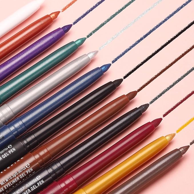 Brown Eyeliner Pencil Dark Brown Waterproof Eyeliner Brown Gel eyeliner Long Lasting Smudge-proof Hypoallergenic #09