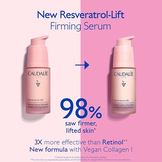Caudalie Resveratrol-Lift Instant Firming Retinol Alternative Serum, Refillable - 30 mL