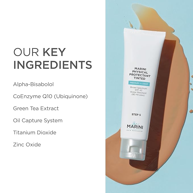 Jan Marini Skin Research, Marini Physical Protectant SPF 45 Medium To Deep, 2 Oz