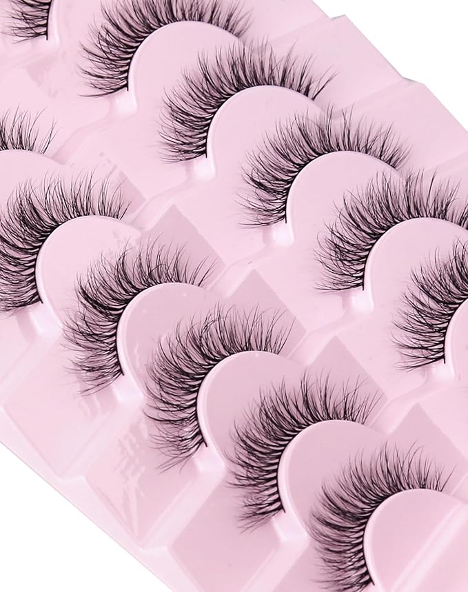 Lashes Wispy False Eyelashes Mink Lashes Natural Lashes Fake Lashes Strip Lashes Cat Eye Lashes Natural Eyelashes UP9
