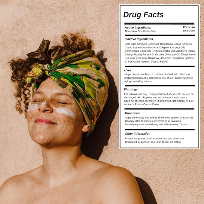 Original Sunblock - Natural Sun Screen - Zinc Sunscreen - Reef Safe Sunscreen - Surf Sunscreen SPF 30 Sunscreen (Zombie White, 2 oz)