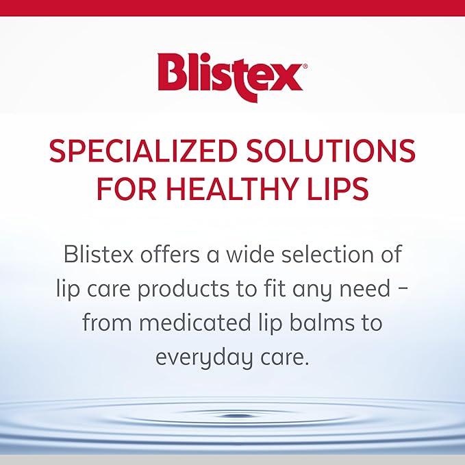 Blistex Medicated Lip Balm, 0.15 Ounce, 3 Count (Pack of 2) Prevent Dryness & Chapping, SPF 15 Sun Protection, Seals in Moisture, Hydrating Lip Balm, Easy Glide Formula for Full Coverage