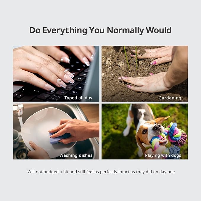 BTArtbox Press On Nails Short - Pink Ombre Almond Press On Nails with Glue for Women, Opaque Soft Gel Glue On Nails in 16 Sizes - 32 Stick On Nails Kit, Love Letter