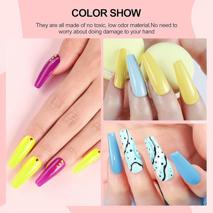 53PCS Gel Nail Polish Kit with U V light and Drill Starter Kit, 35 Colors Gel Polish Set 5pcs Top Base Coat Spring Summer Neutral Colors Professional Nail Lamp Gel Manicure Kit Gifts for Women