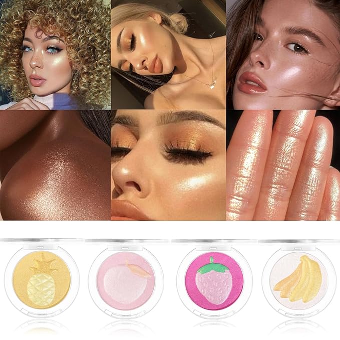Highlighter Makeup Palette Face Highlighter Palette Glitter Highlighter