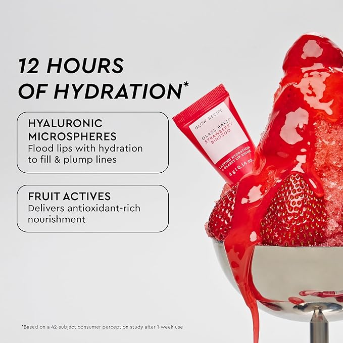 Glow Recipe Watermelon Glow Skin Care Set, Best of Dews & Hues - Full Size Niacinamide Dew Drops, Full Size Dewy Flush Watermelon Blush & Full Size Glass Balm Lip Treatment (3 Count)