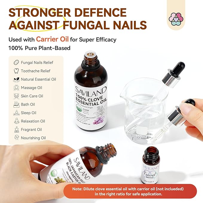 SAVILAND Clove Oil for Effective