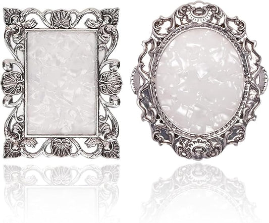 Nail Art Plate, 2 Pcs Nail Mixing Palette