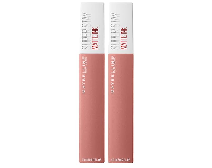 Maybelline New York Superstay Matte Ink Un-nude Liquid Lipstick, Poet, 0.34 Fluid Ounce (Pack of 2)