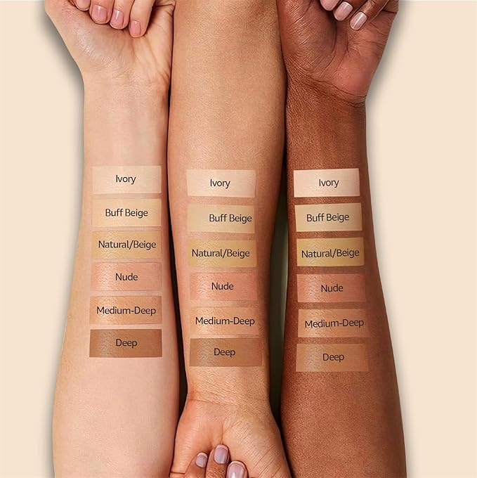 Mushroom Head Air Cushion CC Cream Foundation Full Coverage Moisturizing Oil Control Waterproof Long-Lasting Even Skin Tone Natural Cream Foundation for Mature Skin (Ivory)