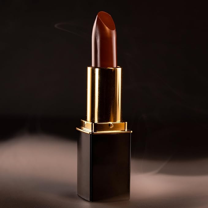 L’Paige LBR - BROWN Color-Changing Lipstick | Aloe Vera-Based, Long-Lasting, Moisturizing | Raspberry to Red Satin Finish