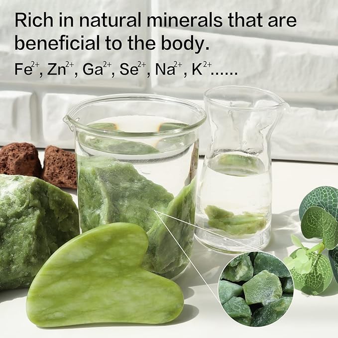 huefull Gua Sha Facial Tool for Face and Body, Gua Sha for Self Care, Guasha Tool Tensions Relief and Reducing Puffiness,Self Care Gifts for Woman/Men, Skin Gifts