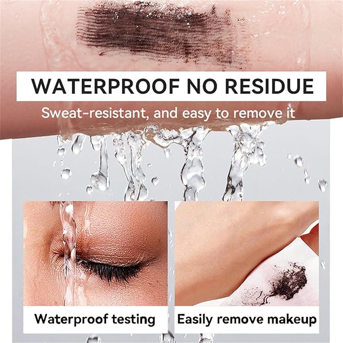 Tubing Mascara for Older Women 60 Plus - Mascara Volume and Length for Sensitive Eyes Waterproof, Sweatproof, 24 Hours Long-Lasting Makeup, No Caking & Smudging, Hypoallergenic (Black)