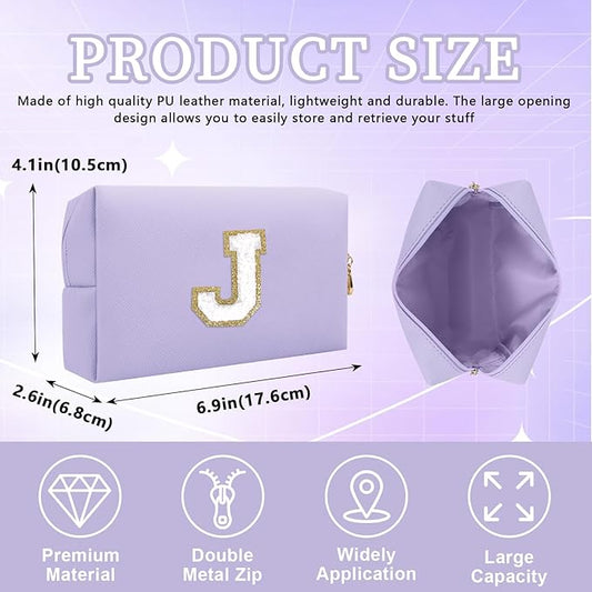 Personalized initial letter patch makeup