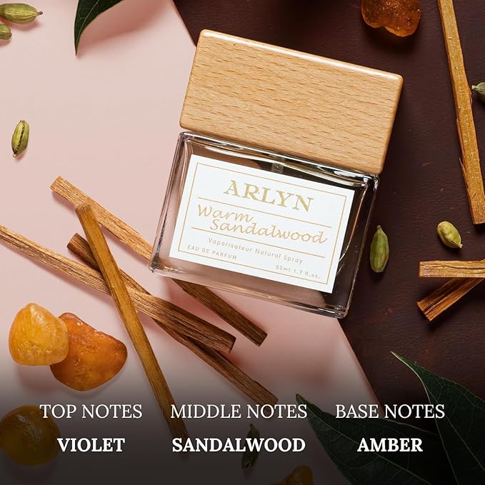 ARLYN Warm Sandalwood Eau De Parfum Inspired by Le Lab Fragrances' San tal 33, Perfume for Men & Women, Luxury Fragrance - Vegan, Cruelty-Free, and Eco-Conscious (1.7oz / 50ml)