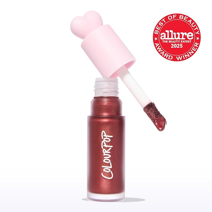 ColourPop Weightless Liquid Blush - Hydrating, Liquid Blush for Cheeks - Glowy, Pearl Finish with Hyaluronic Acid for a Healthy Glow - Designed with a Doe Foot Applicator - Wine N Dine (0.3 Fl Oz)