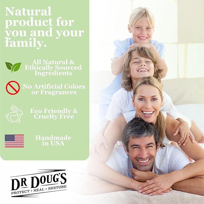 Dr. Doug's Original Miracle Balm – Hydrating, All-Natural & Toxin-Free Skin Care | Organic, Handmade Balm for Dry, Itchy Skin | Cruelty-Free & Paraben-Free Formula