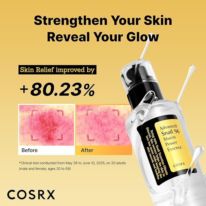 COSRX Snail Mucin Repairing Serum 100ml, Hydrating Serum for Face with Snail Secretion Filtrate for Dull Skin & Fine Lines, Korean Skin Care, Stocking Stuffers for Women