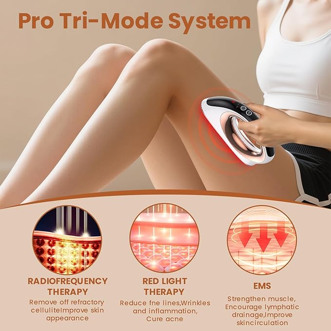 Cellulite Massager, Body Sculpting Machine Radio Frequency Device for Body Massage and Cellulite Removal, Suitable Use on Belly, Arm, Waist, Leg