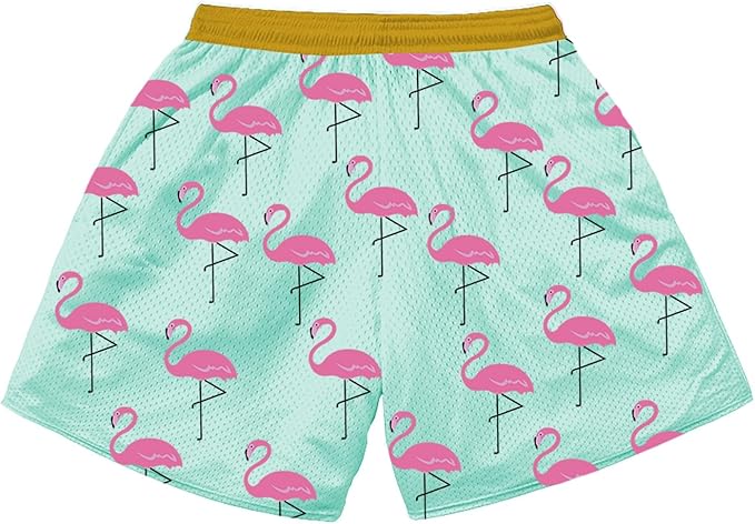 Fashion Funny Animal Printing Swim Trunks 5 inch Inseam Quick Dry Active Board Shorts for Men