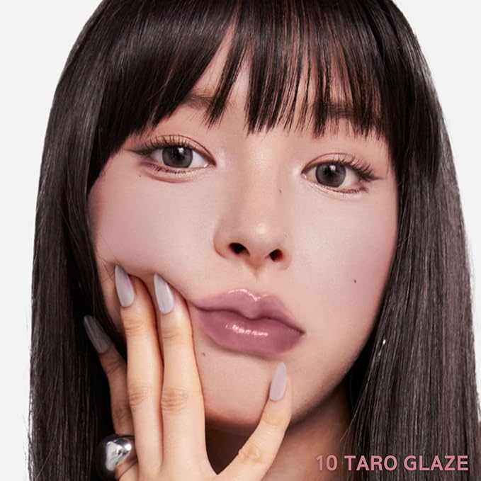 BBIA Over Glaze Stick - Lip Plumping Melting Balm Gloss Lipstick, Intensive Volume Up, High Shine & Glossy, Ultra Watery Moisturizing & Volumizing, Glowy Texture, Korean Lip Makeup (10 TARO GLAZE)