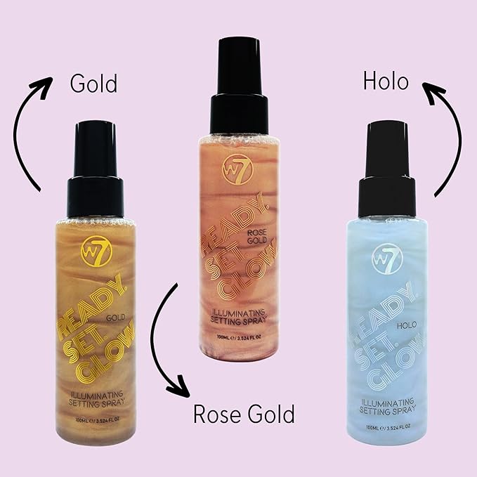 W7 Ready Set Glow Makeup Setting Spray -
