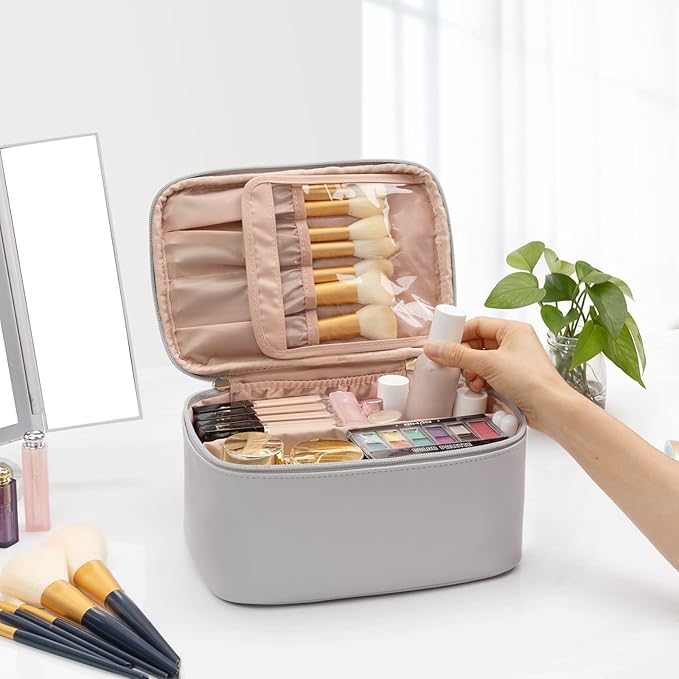 Ocheal makeup bag, portable cosmetic