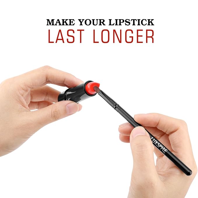 Luxspire Lip Brush Concealer Brushes 2 Pieces, Lipstick Gloss Brushes Applicators Eyeshadow Lip Liner Makeup Brush Cosmetics Make Up Tools, Small Make Up Brushes