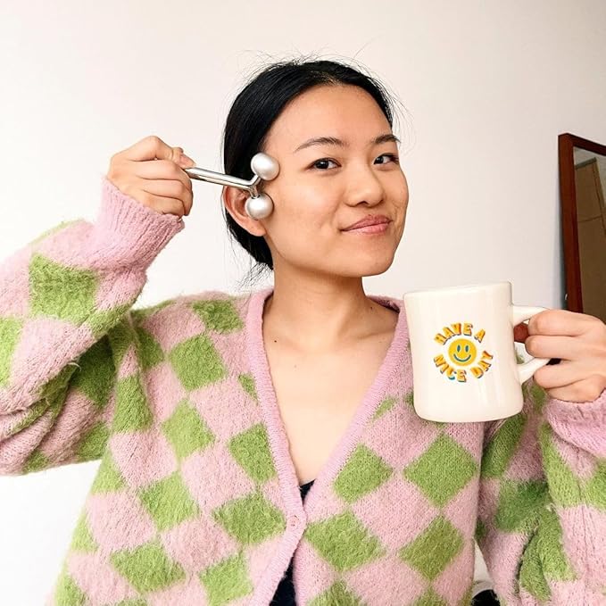 Mei Apothecary Face Roller Skin Care Tool | SKINSCULPT Face Massager Tool | Natural, Non-Toxic Sculpting Tool for All Skin Types | Relieves Facial Tension & Rejuvenates Skin