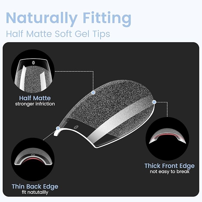 Extra Short Coffin Nail Tips: 504PCS Clear Gel Short Coffin Nails Tips, 12Sizes Full Cover Acrylic Pre-shaped Press on Fake Nail Tips for Nail Extension Home DIY Manicure