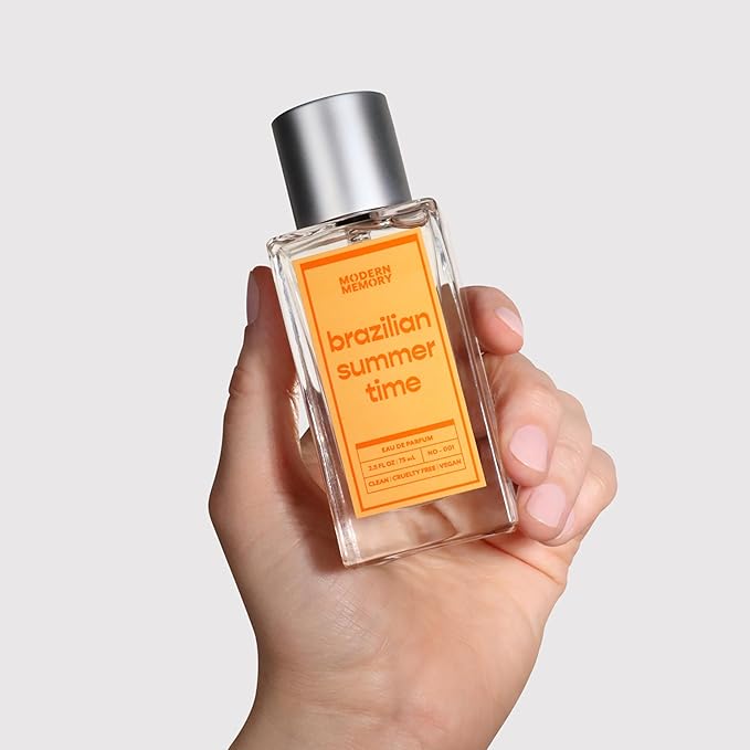 Modern Memory Brazilian Summertime Eau de Parfum for Women, 2.5 fl oz - Notes of Lemon, Salted Caramel & Rich Almond