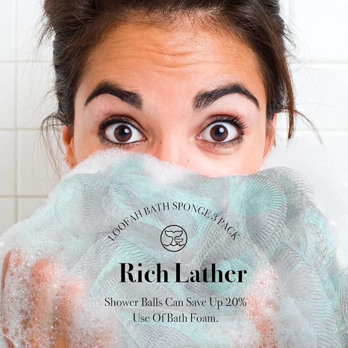 Loofah sponge bath sponge for