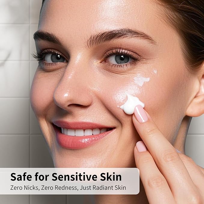 Face Razors for Women, Dermaplane Razor for Women Face, Eyebrow Razor, Facial Razors, Dermaplaning Tool, Gentle Skin Exfoliation Microblades for Sensitive Skin, Peach Fuzz Remover, 5 Count