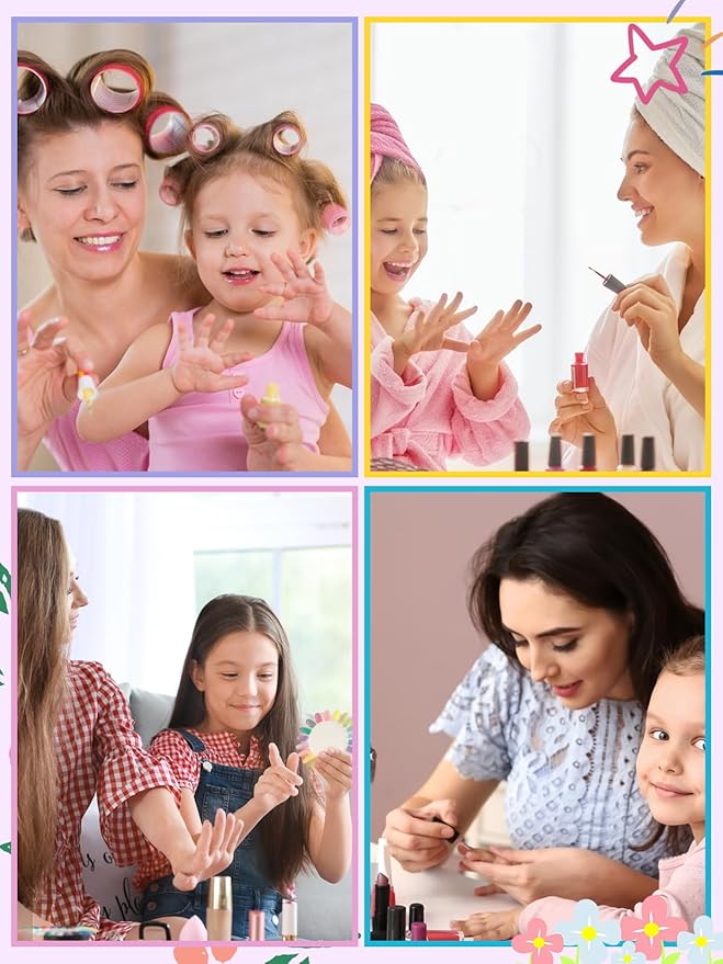 78 Pieces Press on Nails for Kids, EBANKU Child Fake Nails Cute Full Cover Short Stick On False Nail Kits Set for Little Girls with Nail Glue